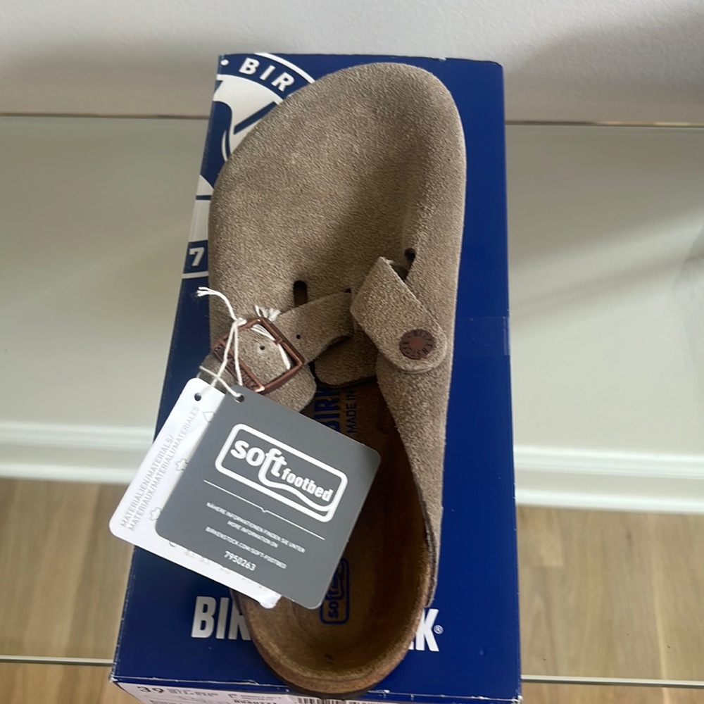 NWT BIRKENSTOCK BOSTON TAUPE
